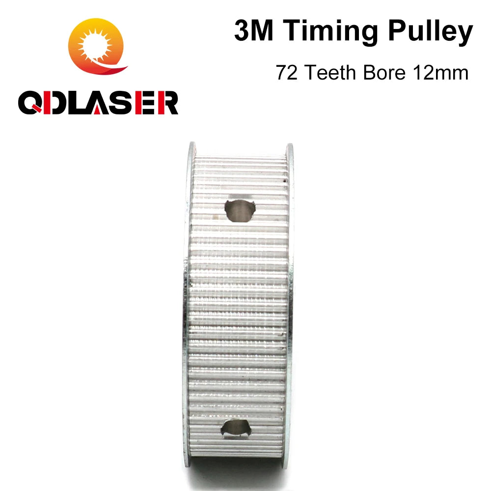 QDLASER 72T HTD-3M Timer pulleys for Co2 Laser Spare Parts