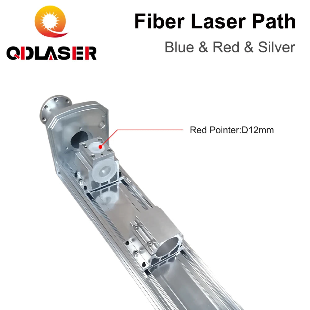 Fiber Marking Laser Path Bule Path Housing Red Color Marking Optical System Part for DIY Fiber Laser Marking Beam Lens Instal
