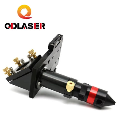 QDLASER E Series Black Laser Cutting Head Set with Laser Mirror Mount Support, Compatible with Laser Cutting Machines