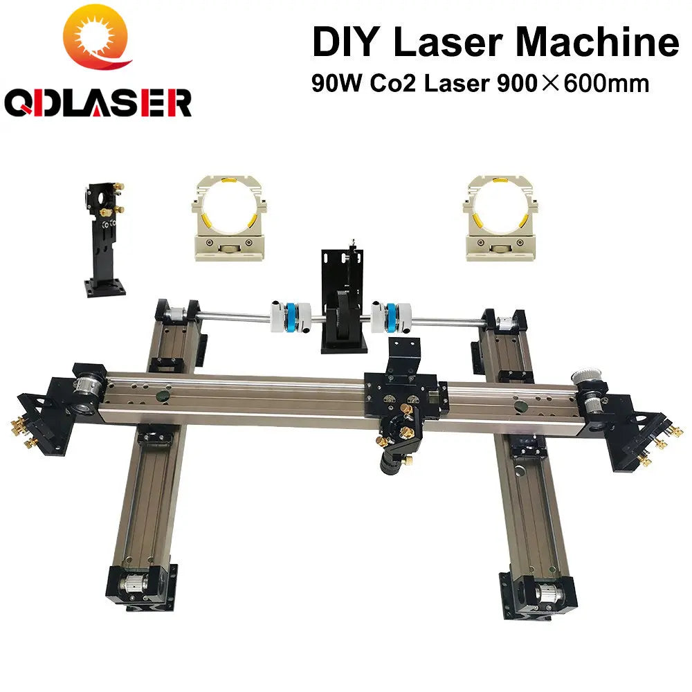 Complete Accessories for 9060 RECI W2 Customized CO2 Laser Machine Laser Solution of All Parts for DIY Laser Ruida S&A