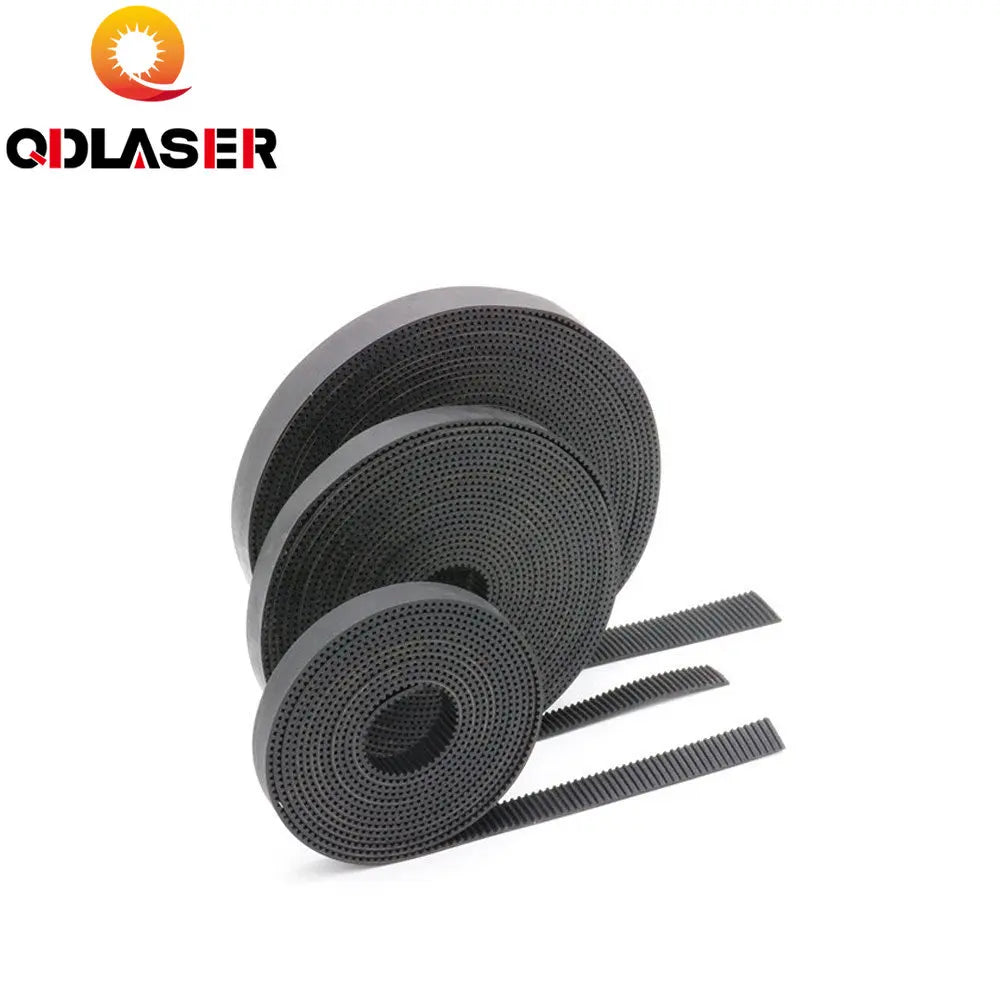 QDLASER High Quality 10meters HTD3M PU Open Belt 3M Width 5 10 15 20 25 30mm Timing Belt Polyurethane for CO2 Laser Machine