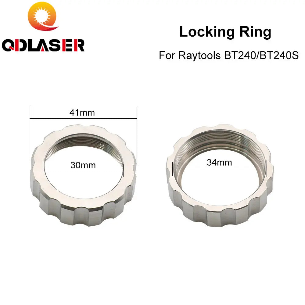 QDLASER Raytools Fasten Ring For Fiber Laser Cutting Head BT240 BT240S Nozzle Connection Part for Fiber Metal Cutting Machine