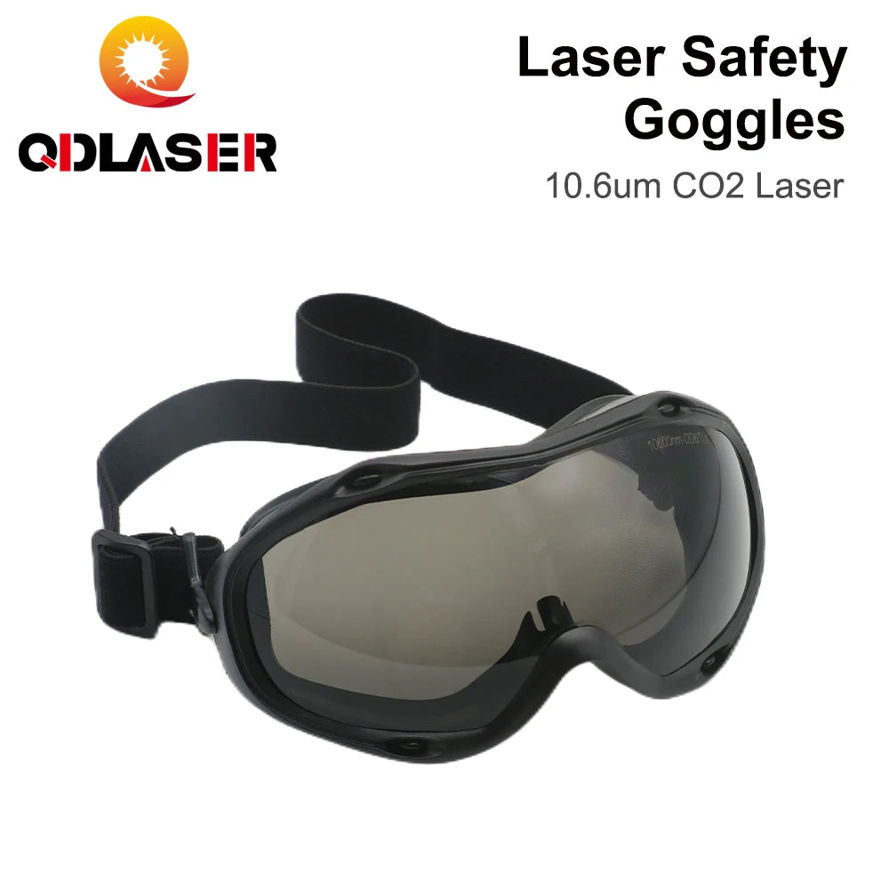 QDLASER 10600nm Co2 Fiber Laser Safety Glasses Type F OD6+ 10.6um Protective Glasses Protective Shield Glasses for Co2 Machines