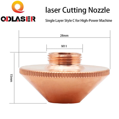 QDLASER High Power Laser Cutting Nozzle for Penta Fiber Laser Head