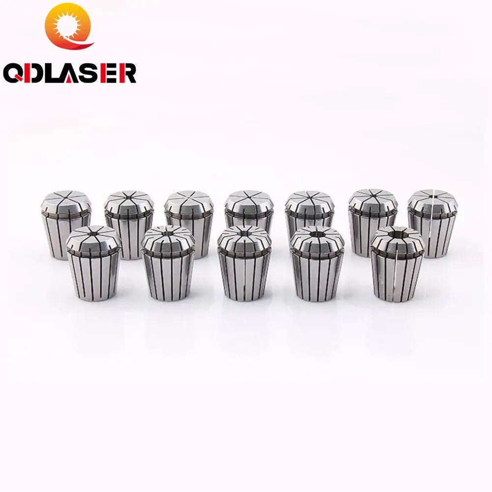QDLASER 10Pcs Collet Chuck CNC Spindle ER8A Lathe Tool Holder Set 1-5mm for CNC Engraving Milling Lather Tool