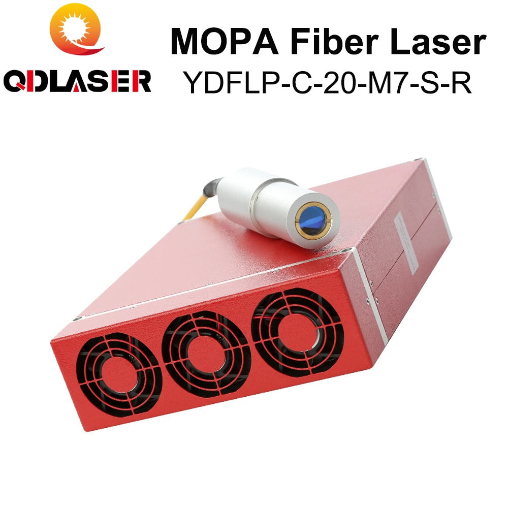 QDLASER 20W MOPA Fiber Laser Marking Machine Parts Fiber Laser Source
