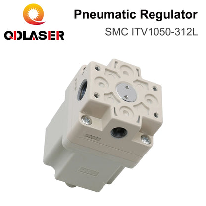 QDLASER SMC Electro-Pneumatic Regulator ITV1050-312L Pneumatic Equipment for Fiber Laser Metal Cutting Machine