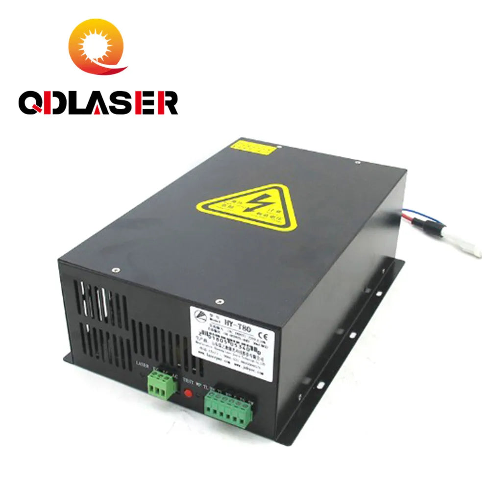 CO2 Laser Power Supply 80W HY-T80 for SP/Yongli/EFR CO2 Laser Tube 80W