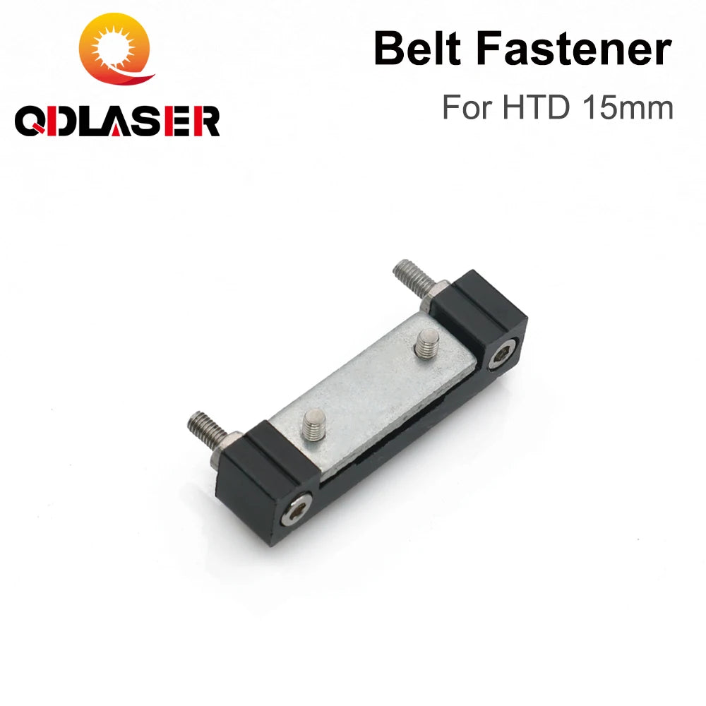 QDLASER E-series Belt Fastener for HTD-3M 15mm Open-Ended Timing Belt Transmission for X/Y Axis Hardware Tools Machine Parts