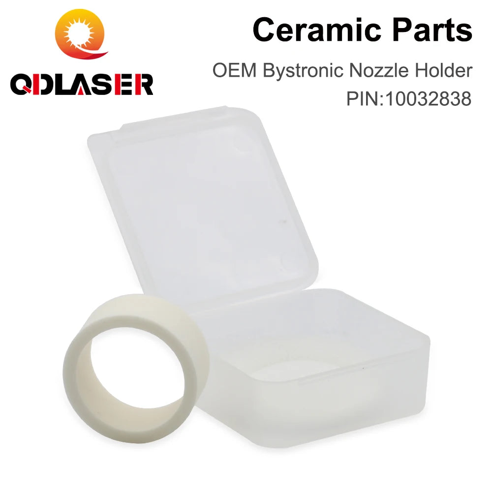 QDLASER  10032838 Laser Ceramic Insulating Ring D26 H11.5 Fiber Laser Cutting Machine Spare Parts