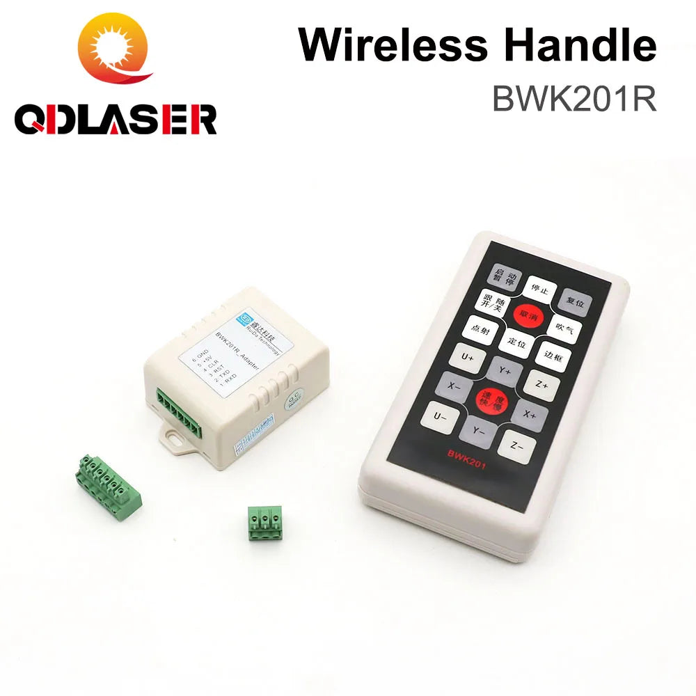 QDLASER Riuda BWK201R Wireless Operating Handle for Co2 Laser Controller Riuda RDC6442 RDC6442G RDC6442S