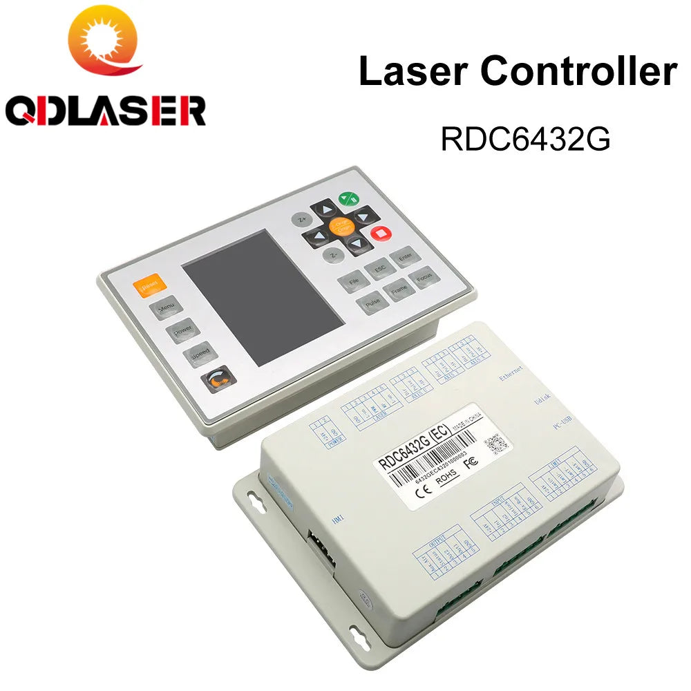 QDLASER Ruida RDC6432G CO2 Laser Controller System for Laser Engraving Cutting Machine Replace AWC708S Ruida 6442S Ruida Leetro