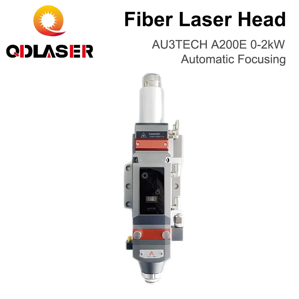 QDLASER Fiber Laser Head 0-2KW AU3TECH A200E Automatic Focusing D30 CL100 FL125 for Laser Cutting Machine