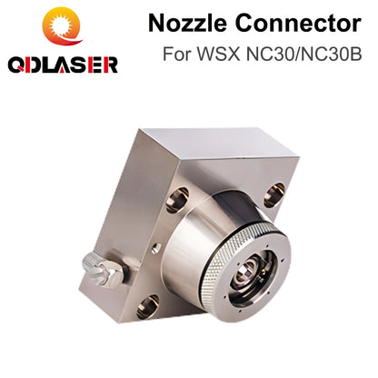 QDLASER WSX Fiber Cutting Nozzle Connector Capacitive Sensor Ceramic Holder for WSX NC30 NC30B Laser Head Metal Cutting Part