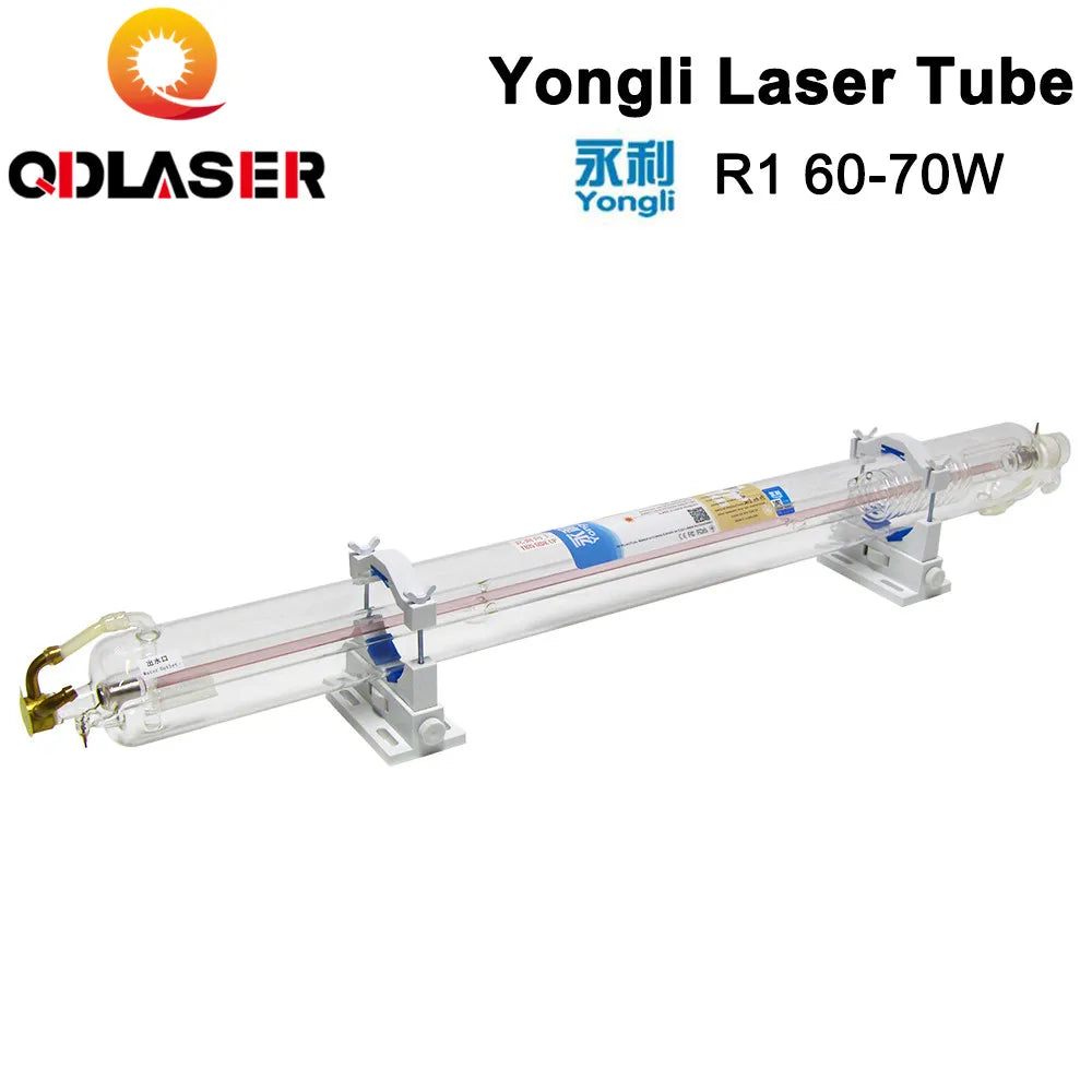 High Quality Yongli R1 60W Co2 Laser Tube for Co2 Laser Engraving and Cutting Machine