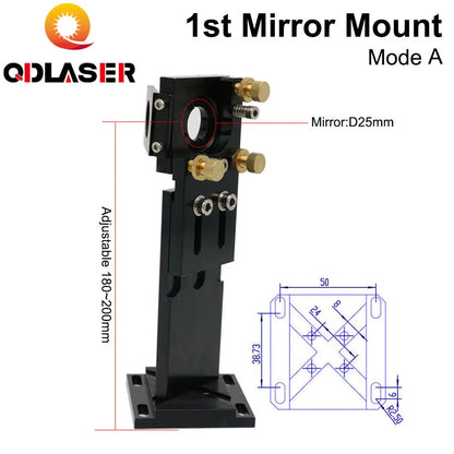 Co2 Laser Head 1st Mirror Mount 2nd Mirror Mount For CO2 Laser Cutting Engraving Machine
