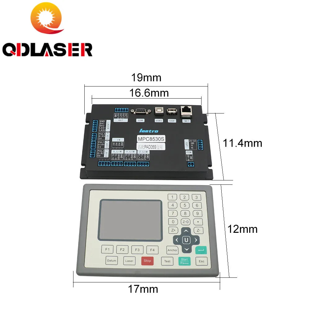 Leetro MPC8530S CO2 Laser Controller DSP Motion Control System Board for Laser Engraving and Marking Machine