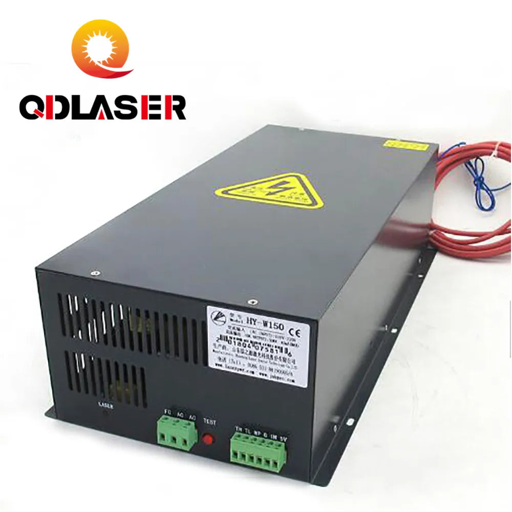 QDLASER CO2 Laser Power Supply HY-W150 For Laser Tube 150w