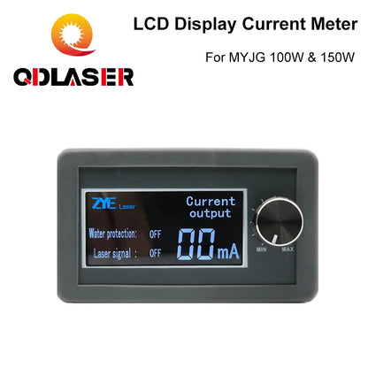 QDLASER MYJG 100W 150W CO2 Laser Cutting Machine Power Supply Parts LCD Display Current Meter