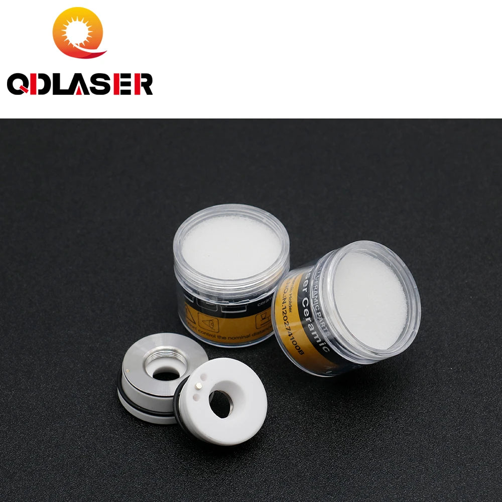 QDLASER Laser Ceramic P0571-1051-00001 OEM Precitec Lasermech Dia.28mm/32mm Thread M11 for Precitec Laser Cutting Head