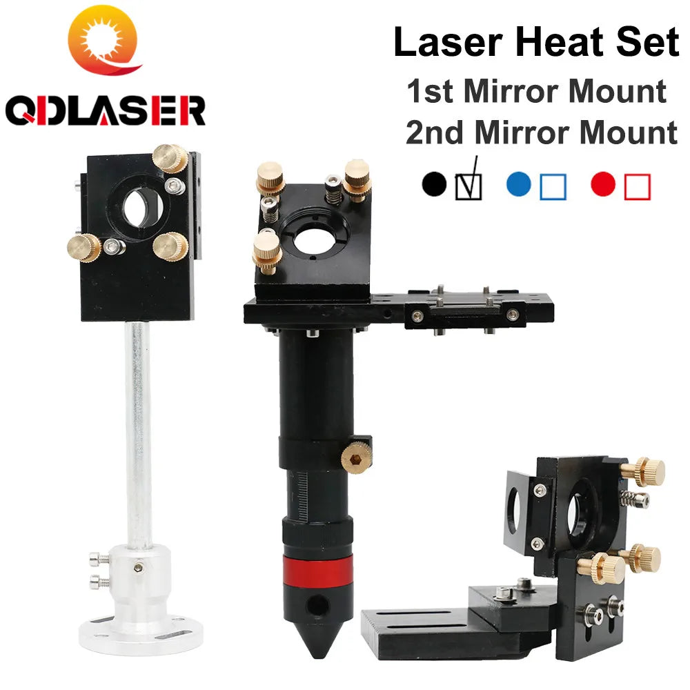 QDLASER Laser Parts CO2 Laser Head Sets & Laser Lens E Series