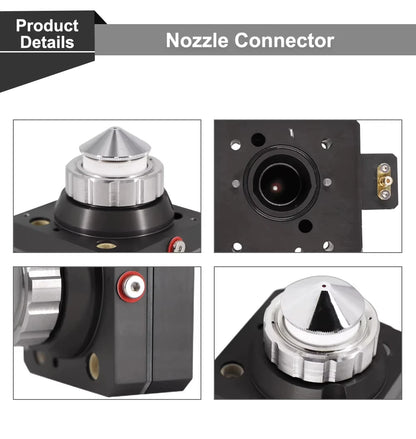 QDLASER Laser Cutting Head Nozzle Connector BT240S Nozzle Holder Ceramic Connector for Raytools BT240S Laser Cutting Head