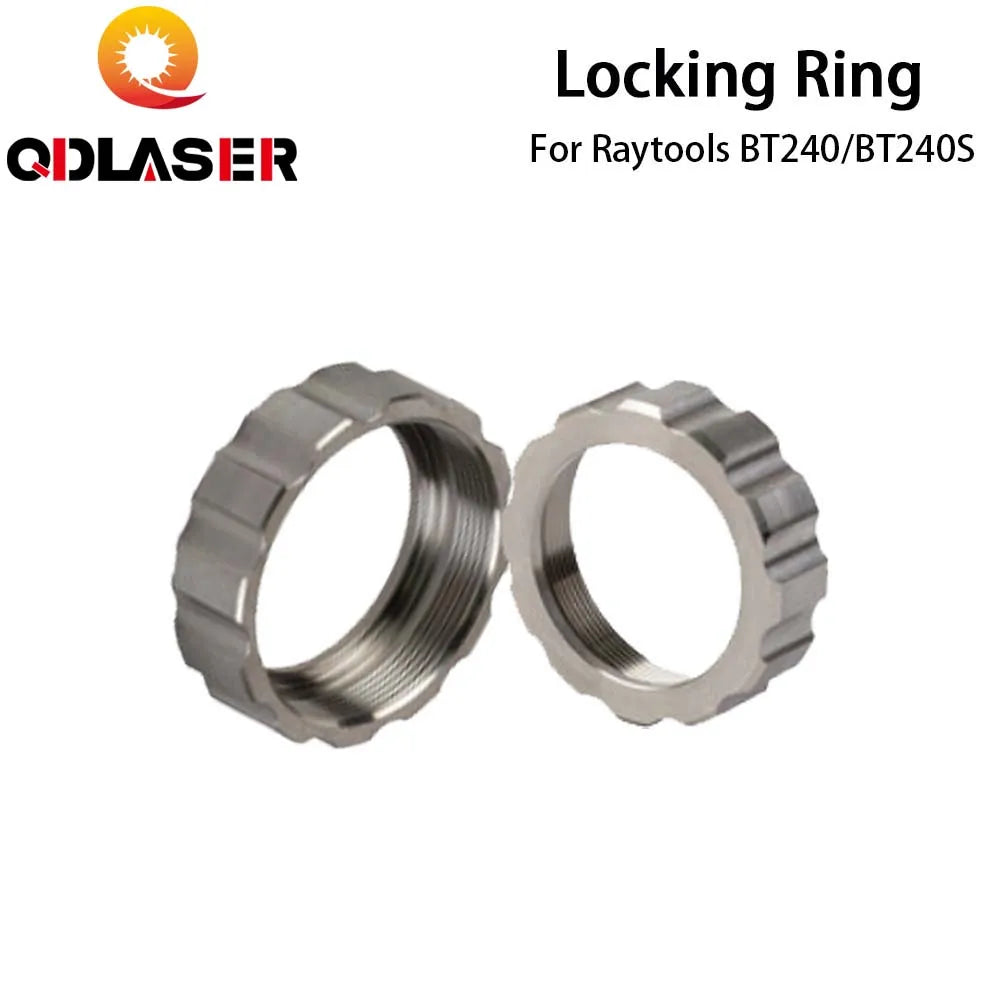 QDLASER Ceramic Lock Ring Nut Fiber Laser Head Parts Laser Nozzle Connector Fasten Ring for Raytools Laser Head BT240/BT240S