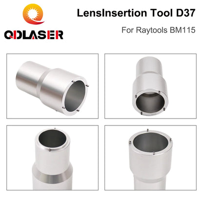 QDLASER BM115 Lens Insertion Tool Focus Lens D37 Insertion Tool for Raytools BM115 Optical Focus Lens
