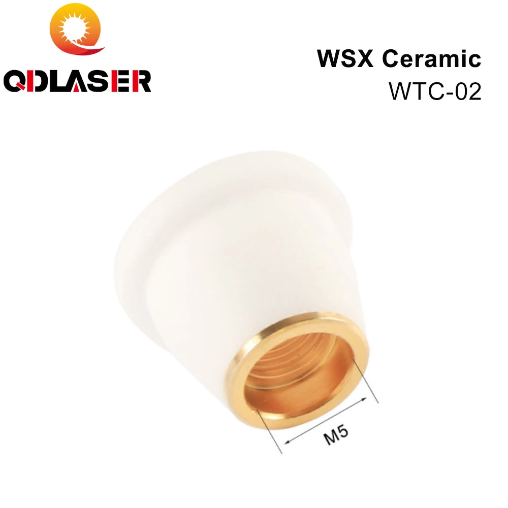 QDLASER WSX Fiber Laser Ceramic Ring Nozzle Holder WTC-02 For Mini Cutting Head