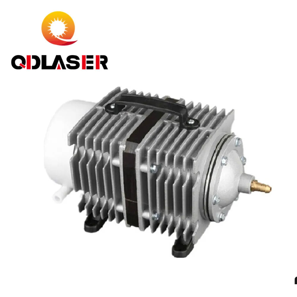 QDLASER ACO-008 138W 100L/min Electric Magnetic Air Compressor Air Pump With Check Valve Air Stone Water Pipe for Laser Machine