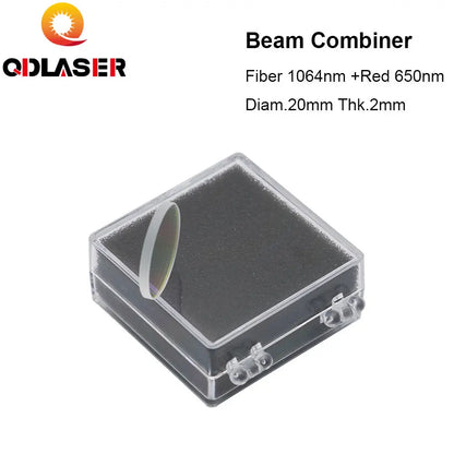 QDLASER Laser Beam Combiner Lens Diameter 20mm 1064nm for Fiber Laser Marking Machine