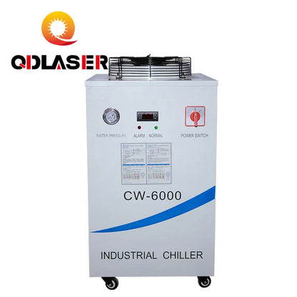 QDLASER Industrial Water Chiller CW6000 For CO2 Laser Tubes Cooling