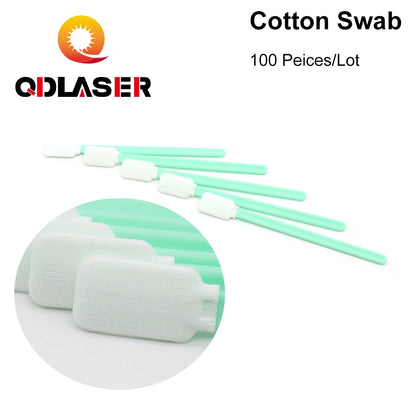 QDLASER  Cotton Swab For Fiber Laser Cutting Head Parts Laser Lens