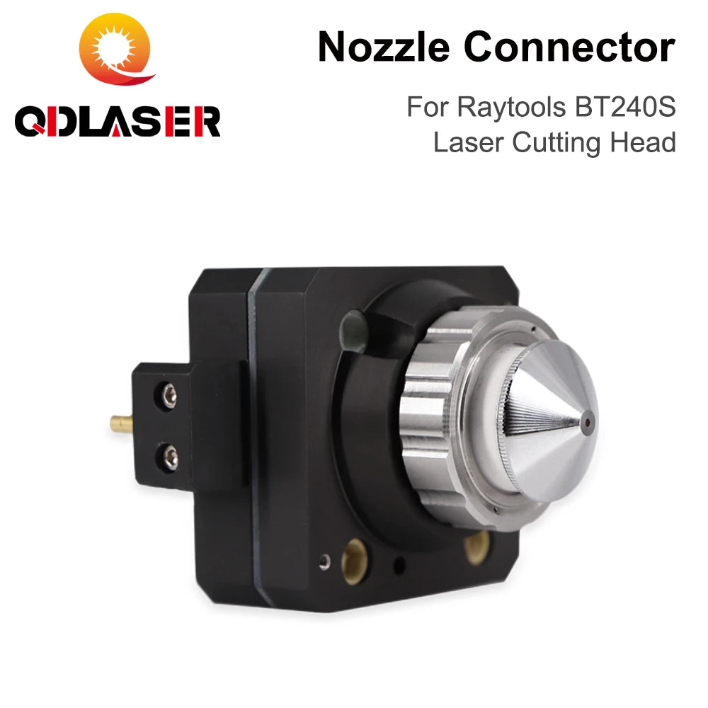 QDLASER Laser Cutting Head Nozzle Connector BT240S Nozzle Holder Ceramic Connector for Raytools BT240S Laser Cutting Head
