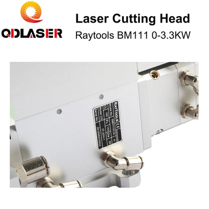 QDLASER  3KW High Speed Cutting Automatic Focusing Highly Dustproof Fiber Laser Cutting Machine Head BM111 for Raytools