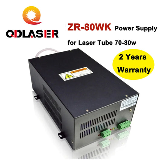 QDLASER ZR-80WK Laser Power Supply 80w for Co2 Laser Engraving and Cutting Machine