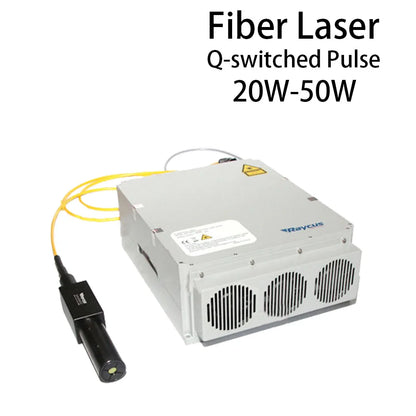 QDLASER Raycus 20W 30W 50W Fiber Laser Source Device for Laser Cutting Engraving Machine