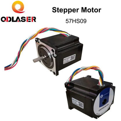 QDLASER Nema23 1.8 Degree 2-Phase Hybrid Stepper Motor 57HS09 for Co2 Laser Engraving and Cutting Machine