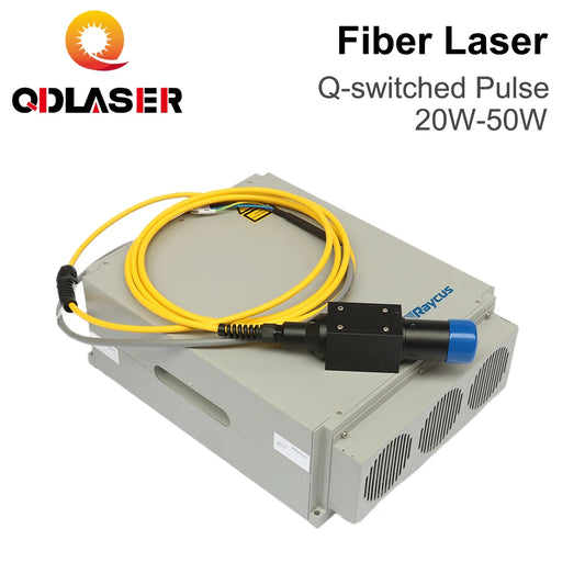 QDLASER Raycus 20W-50W Q-switched Pulse Fiber Laser Series GQM 1064nm High Quality Laser Marking Machine DIY PART