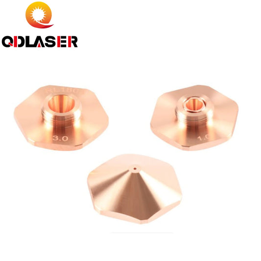 QDLASER Laser Hexagonal Nozzles Single/Double Layer Dia.32mm H15 Caliber 1.0-4.0mm For Bodor Fiber Laser Machine