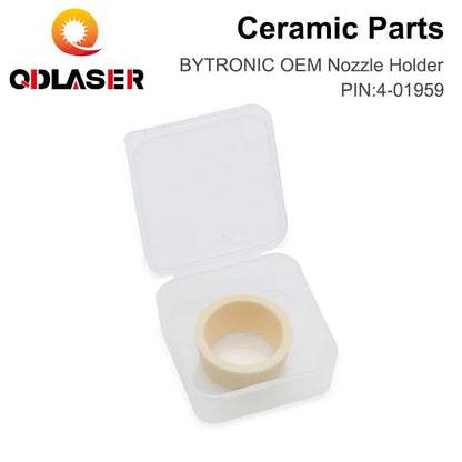 QDLASER  OEM Laser Ceramic Ring 4-01959 D26 H10.9mm Nozzle Holder for  Fiber Laser Cutting Head