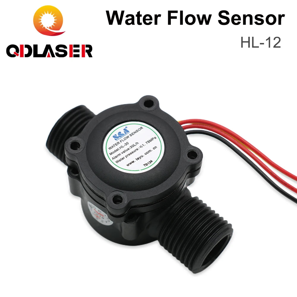 QDLASER S&A HL-12 Water Flow Switch Sensor CO2 Laser Engraving Machines for S&A Chillers