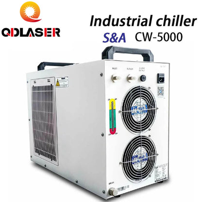 QDLASER Industry Air Water Chiller CW5000 for CO2 Laser Engraving Cutting Machine Cooling 80W 100W Laser Tube