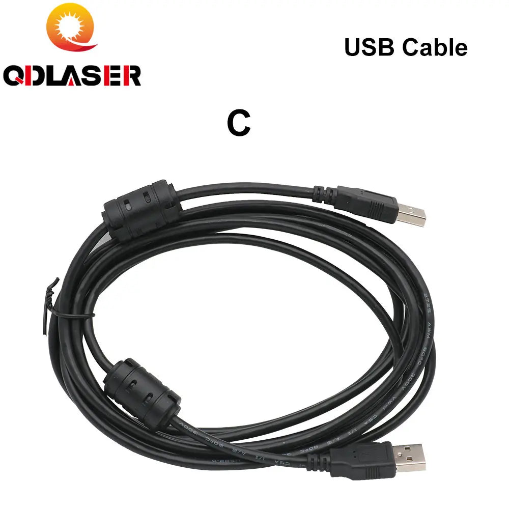 QDLASER Ruida RDC6442S  RDC6445G  RDC6432 Co2 Laser  Control Card USB Extension Cable Power Cable Adapter & Screws