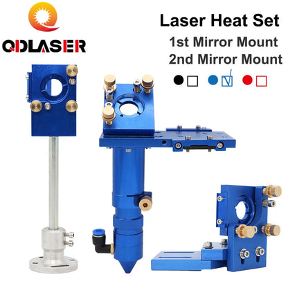 QDLASER Laser Parts CO2 Laser Head Sets & Laser Lens E Series