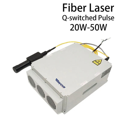 QDLASER Raycus 20W 30W 50W Fiber Laser Source Device for Laser Cutting Engraving Machine