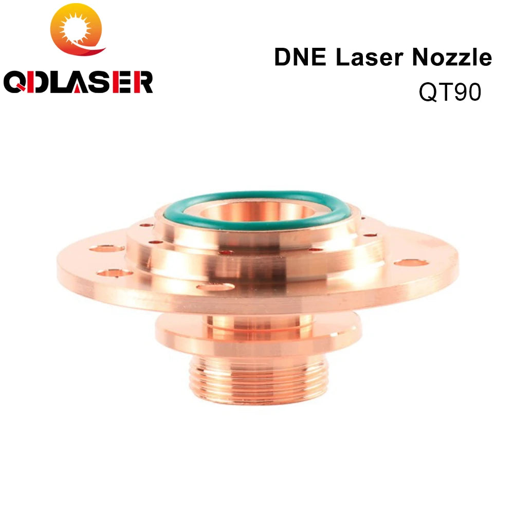 QDLASER OEM Anti-collision Connection Cutting Large Composite Nozzle Step  Air Outlet QT90 for DNE Fiber Laser Cutting Head