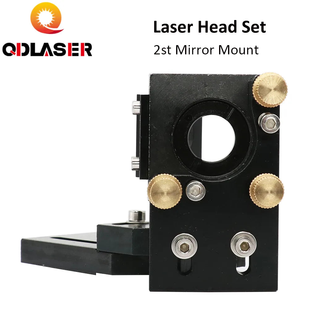 CO2 Laser Head Set Reflect Mirror & Focus Lens Integrative Fixture Mount Holder