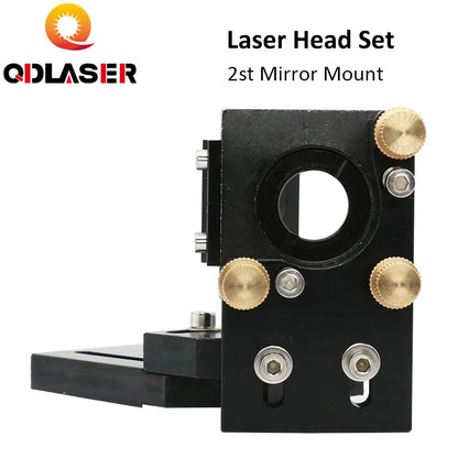 CO2 Laser Head Set Reflect Mirror & Focus Lens Integrative Fixture Mount Holder