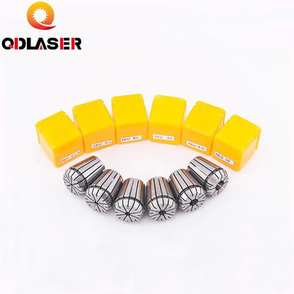 QDLASER 10Pcs Collet Chuck CNC Spindle ER8A Lathe Tool Holder Set 1-5mm for CNC Engraving Milling Lather Tool